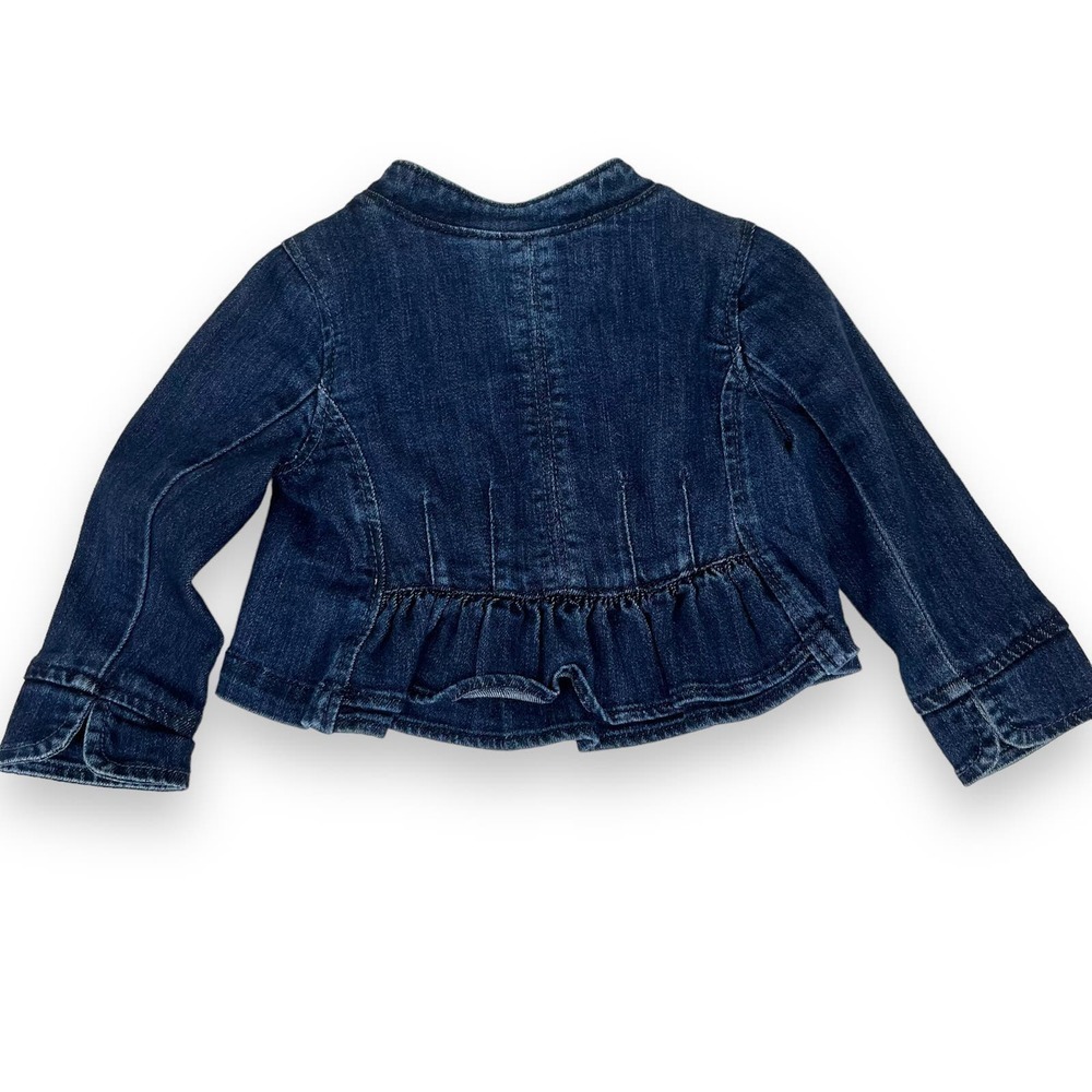 Baby Gap 1989 Dark Wash Denim Jean Jacket 12-18 Months - Picture 6 of 7